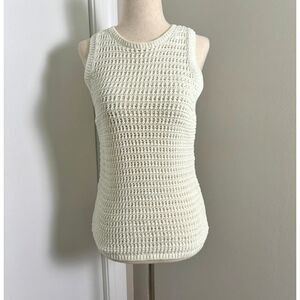 NWT J Crew Cream Crochet Sweater Shell